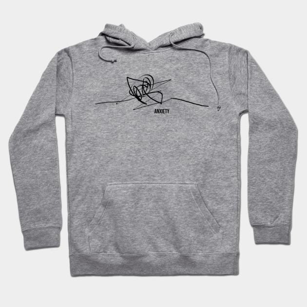 Anxiety Hoodie by ScrambledPsychology